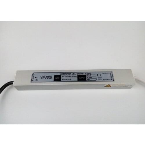 Led Strip Driver Unit 220V to 12V Converter DC 30W Waterproof Switching Power Supply Adapter Led Lighting Transformer