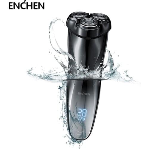 ENCHEN Blackstone3 Electric Shaver 3D Triple Blade Floating Razor Waterproof Shaving Machine USB Rechargeable Beard Trimmer
