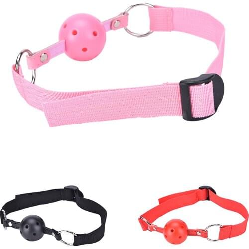 13 Styles Open Mouth Gag Ball For Women Couple Leather Mouth Gag Slave Oral Fixation Stuffed Flirting SM Sex Toys Adult Games