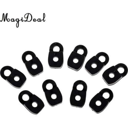 MagiDeal 10Pcs/Set Kayak Rope Buckle Single Loop Deck Eye Mount Fishing Raft Rubber Dinghy Boat Accessories