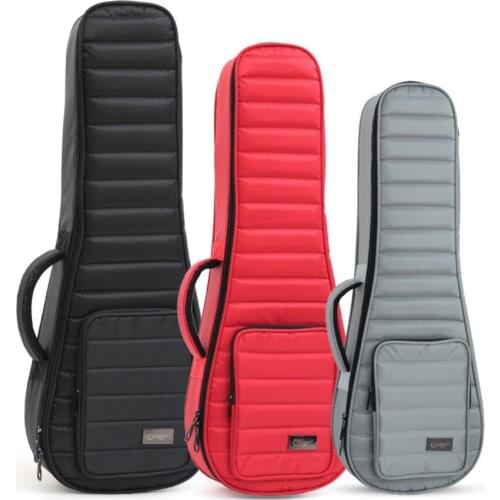Ukulele Bag Extra Thick Box Backpack Vertical Edge Design Fashion Simple Music Backpacks 21 23 26 Inch Multiple Sizes and Colors