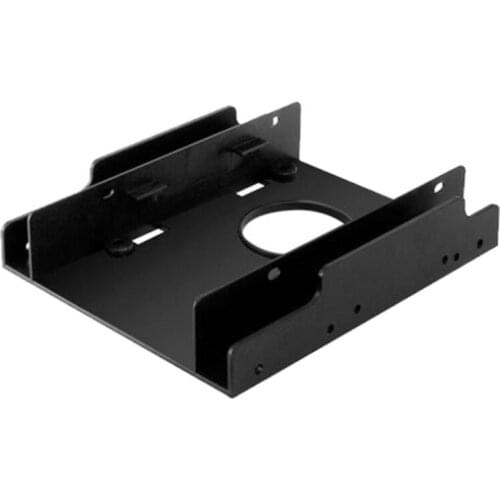 3.5 Inch to 2.5 Inch SSD/HDD Hard Drive Drive Bay Adapter Mounting Bracket Converter,Double Bay