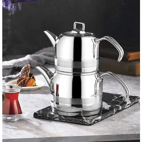 Kahramanlar Roma Platinum Mega Height Teapot Set 1038-P
