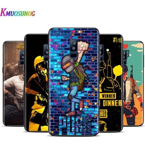 Popular Games PUBG For Samsung Galaxy A3 A5 A6 A7 A8 A9 A6S A8S A9S Star Plus 2016 2017 2018 Black Toft TPU Phone Case
