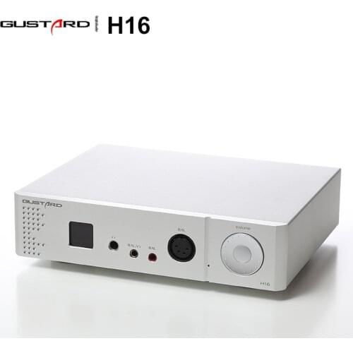 GUSTARD H16 HIFI Audio Pre-Amplifier Balanced Headphone Amplifier AMP Remote control Preamp
