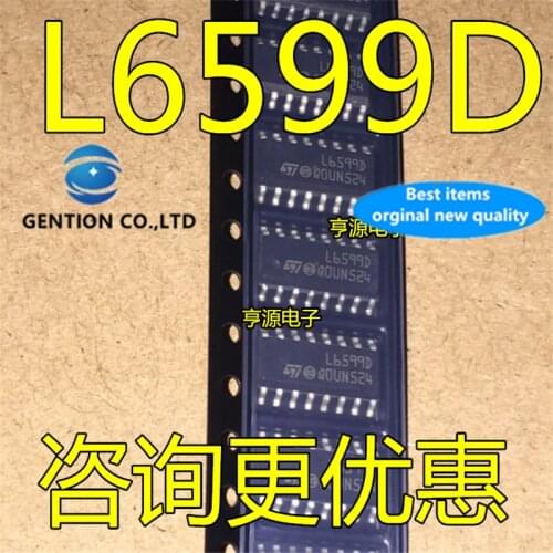 10Pcs L6599D L6599DR L6599AD SOP-16 Common chips for LCD power driver in stock 100% new and original