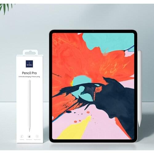 WIWU Palm Rejection Stylus for iPad Pro 2020 2019 2018 High Precision Tablet Touch Pencil Magnetic Attach for Apple Pencil