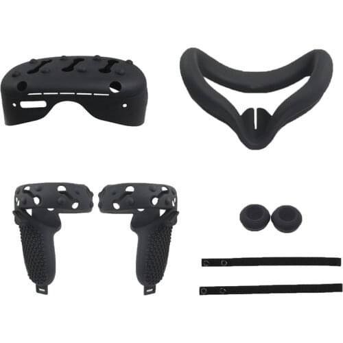 Mask Sweat-proof Front Cover for oculus quest 2 VR Headset Eye Mask Cover Pad Handle Protective Cover Case Accessories