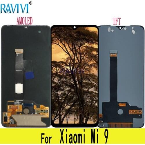 6.39" Mi9 AMOLED For Xiaomi Mi 9 LCD Display Touch Screen Digitizer Assembly Replacement For Xiaomi Mi9