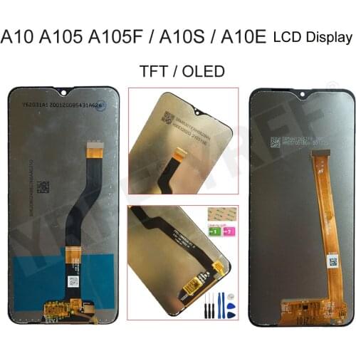 For Samsung Galaxy A10S A10 A10E A105 A105F LCD Display With Touch Screen Digitizer Assembly Repair Parts OLED Good Quality