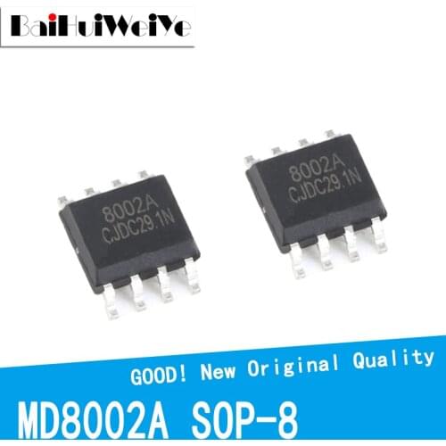 10PCS/LOT MD8002A MD8002 8002A 8002 Audio Amplifier IC SOP8 SMD New Original Good Quality Chipset