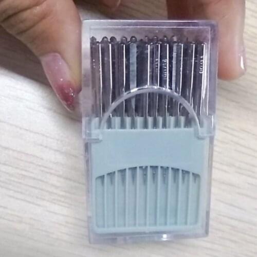 10Pcs/Pack Steel Needle Durable No.14 Stitching Accessories Machine Needles for Household Silver Sewing Tools