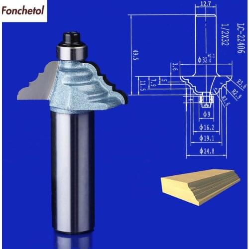 12.7mm*32mm,Freeshipping,woodworking insert router bit,cnc solid carbide end milling cutter,wood cutting trimming end mill