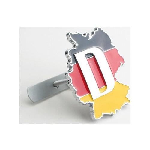 3D Metal with Screw Germany Flag Auto Emblem Badges Decal Sticker Car Accessories