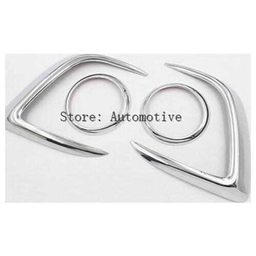 Wholesale Price 2013 for Mitsubishi ASX ABS Chrome Front Fog light Lamp Cover Trim 4 pcs