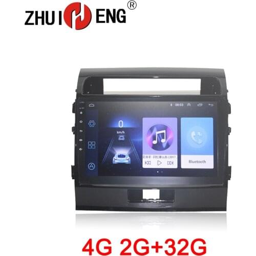 ZHUIHENG 2 din Car radio for Toyota Land Cruiser 2007-2012 car dvd player GPS navigation car accessory with 2G+32G 4G internet