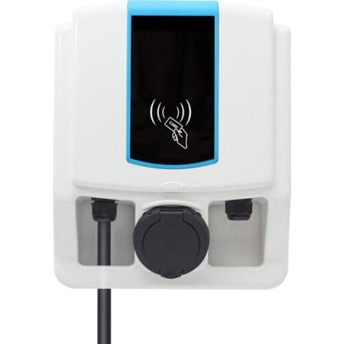 Car charging stations ev charge AC 220-380V 32A wallbox smart card system