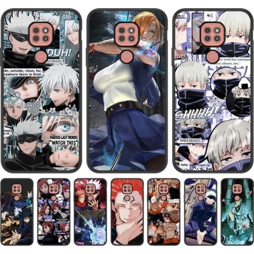Case For Motorola Moto G9 Play E7 Power Edge S G30 G10 G50 Plus Cover G Play Power Stylus 2021 Phone Funda Jujutsu Kaisen Shell