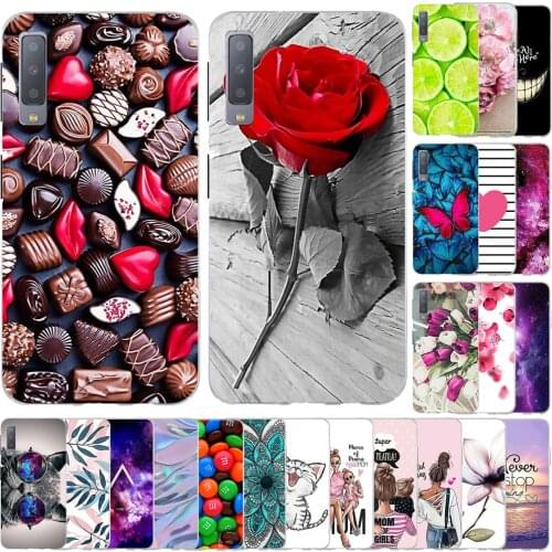 For Samsung Galaxy A7 2018 A750 Case Silicone Ultra Thin Back Cover For Samsung A7 2018 Phone Case Capa Shell Bumper Protective