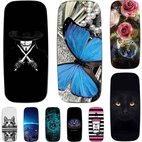 Phone Case Nokia 105 2017 Case TA-1010 1.8" Relief Cartoon Case For Nokia105 Animal Cat Cover Coque Funda Bag Back Shell