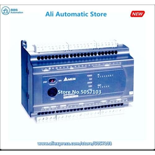 DVP24EC00T3 24 Point Host 12DI 12DO NPN 24VDC 0.5A 4 Way 20K Input And Output Total Bandwidth 80KRS-232 RS-485 New