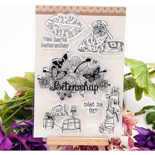 Hot sale palace Transparent Clear Stamps / Silicone Seals Roller Stamp for DIY scrapbooking photo album/Card Making