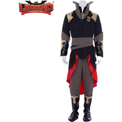 Cosplay legend Game Castlevania Season 3 Netflix Cosplay Costume Anime Trevor Belmont Uniform Suit Custom Made H001