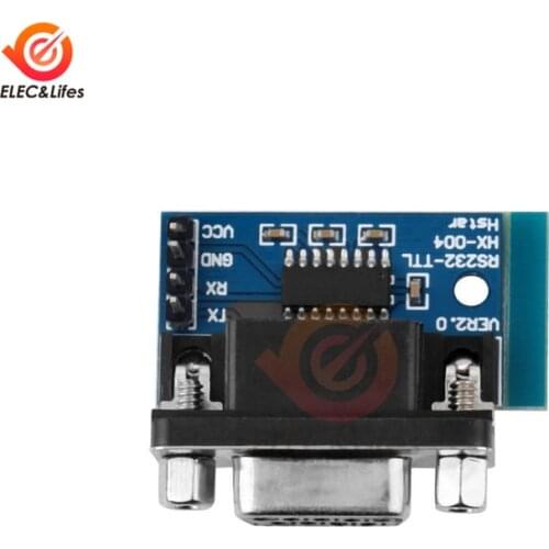 2Pcs MAX3232 RS232 to TTL Serial Port Converter Module DB9 Connector MAX232 Female Connectors