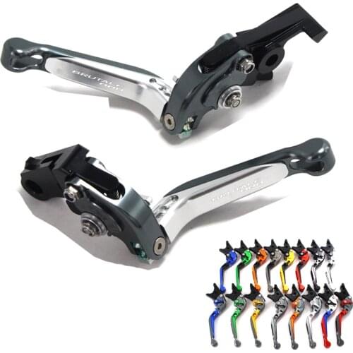Motorcycle Folding Extendable CNC Moto Adjustable Clutch Brake Levers For MV AGUSTA Brutale 800 RR Brutale800 2013 2014 2015