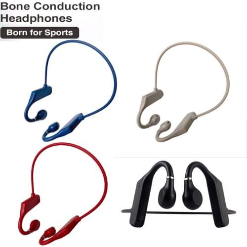 Bone Conduction Headphone Sport Running Swimming Waterproof Bluetooth-Compatible Headset Wireless Earphone With Mic For Running