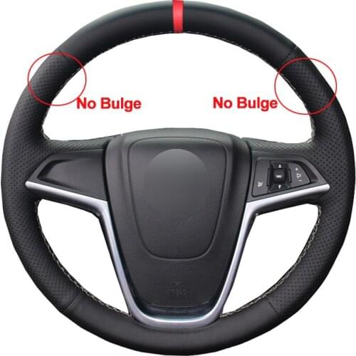 Hand Sew Car Steering Wheel Cover Wrap For Buick Excelle XT GT Encore Opel Mokka Auto Funda Volante Braid on the Steering wheel