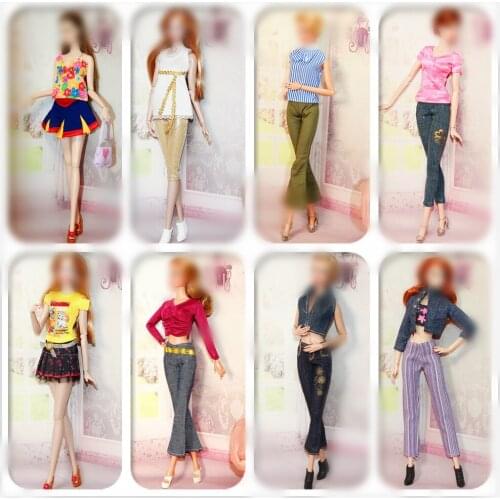 30cm Doll Dress Fashion Clothes suit for licca For Barbie Doll for blythe Accessories Baby Toys Best Girl' Gift 13 wave