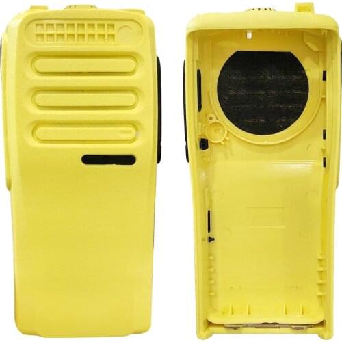 VBLL PMLN6345 Yellow Repair Front Case Housing Cover for Motorola CP200d DEP450 Walkie Talkie Portable Two Way Radio