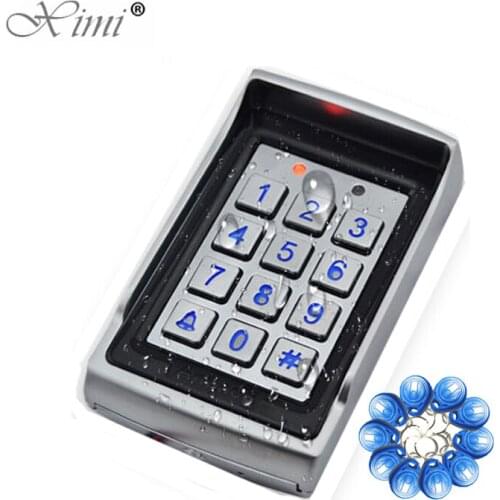 Waterproof Door Access Control System 125KHZ RFID Card Standalone Access Controller 1000 Users Access Control Card Reader