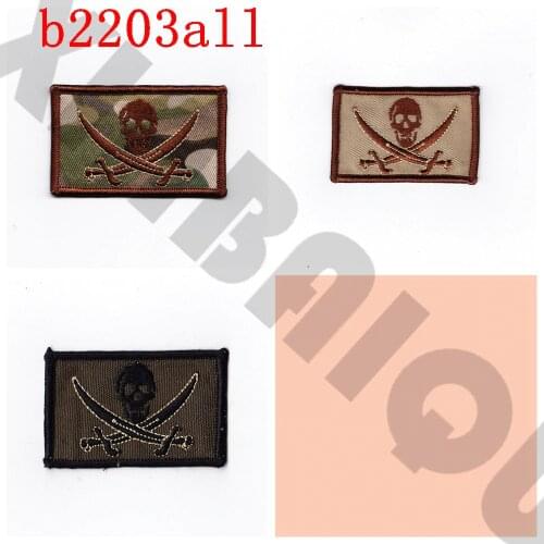 Embroidery patch Seal Team black jack skull Military Tactical Morale