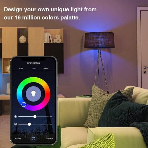 WIFI Smart Bulb Alexa/Google Assistant/Siri/Apple siri Voice Control Changable SmartLight Bulbs RGB LED Magic Light