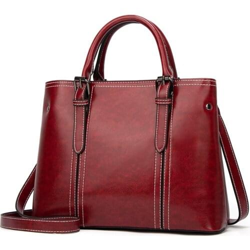 Bags for Women 2020 Genuine Leather Shoulder Bag Vintage Hand Purse Fashion Female Tote Famous Brand Bolsas Crossbody 2020 C1282