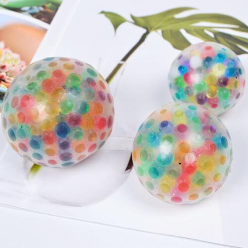 1pcs Colorful Grape Ball Antistress Ball 6cm Soft Squishy Squeeze Ball Stress Relief Sensory Fidget Toys For Adults Chirldren