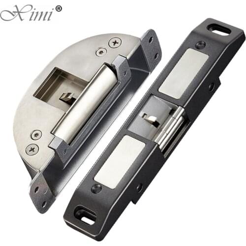 12V Access control Electric Strike Door Lock for Push Panic Bar Exit Device Emergency Door Lock Fire Push Bar Electric Strike