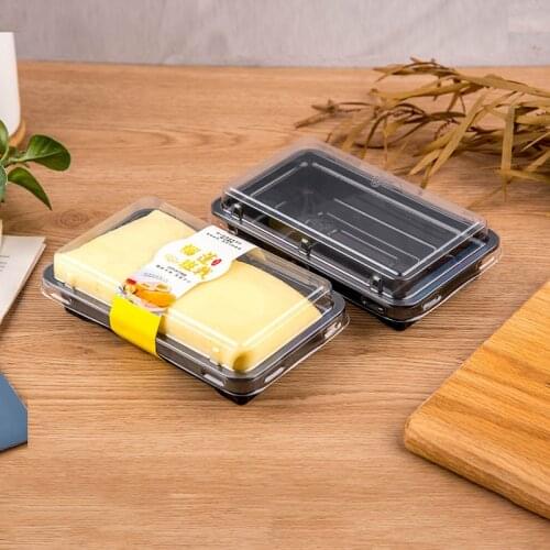 50pcs 2 Pack Mid-Autumn Festival Moon Cake Tray Box Holder DIY Plastic Cake Box Party Favor Pancake Cookie Muffin Baking Packing