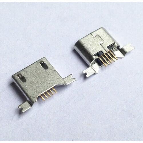 50pcs/lot micro mini 5P USB jack socket connector,phone charging data port, SMD