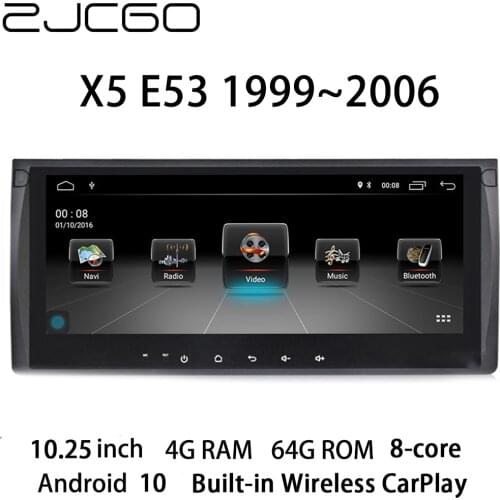 Car Multimedia Player Stereo GPS DVD Radio Navigation Android Screen for BMW X5 E53 1999 2000 2001 2002 2003 2004 2005 2006