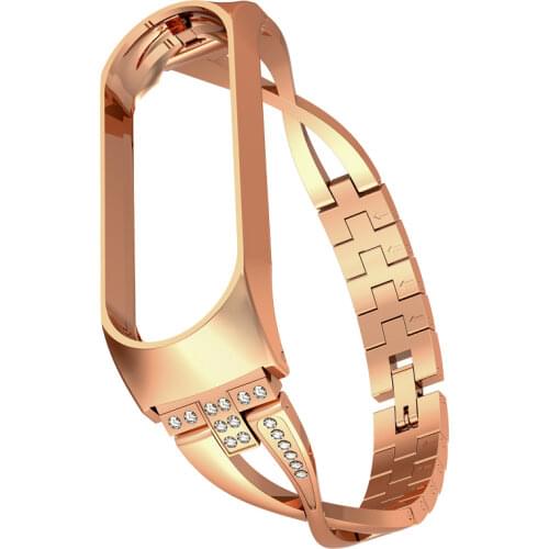 Diamond Wristband For Xiaomi Band 6 5 and 4 or 3 Replaceable Wrist Strap For Xiomi Xaiomi Xiami Xaomi Mi Xaiomy Bracelet Women