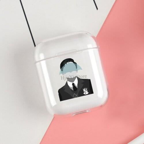 The Umbrella Academy 102845 Cases For Apple AirPods 1 2 Case Clear Wireless Bluetooth Earphone Case Protective Shell