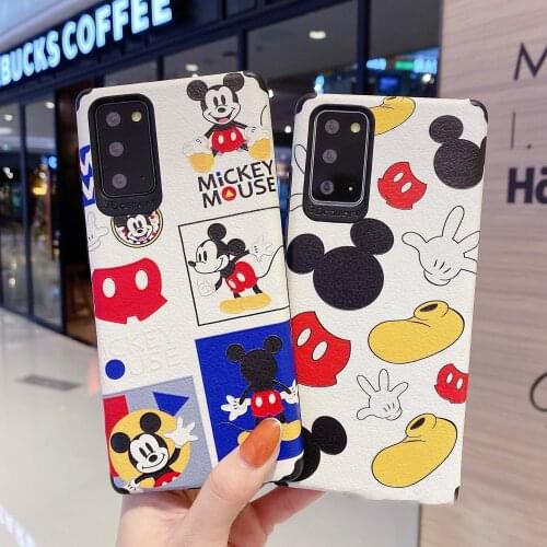 Disney Mickey Minnie Air tickets Sofet Case for Samsung A51 A71 A50 A70 A21S A20S S21 Ultra Back Cover Full Body Silicone Shell