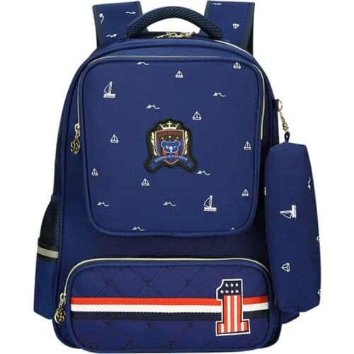 Children school bags for boys girls nylon waterproof big capacity orthopedics school backpack satchel travel backpack mochila