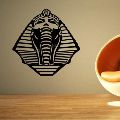 Egyptian Sphinx Wall Decal Pyramid Giza God Ancient Egypt Pharaoh Wall Sticker Vinyl Decal Mural Art Home Room Decor Design B513