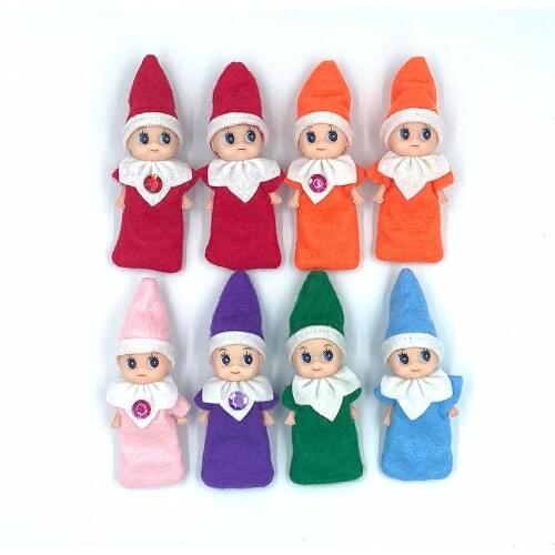 Fedex/DHL Free Shipping 50/100/200/500/1000PCS Christmas Elves Elf Baby Boy and Baby Girl are Perfect Elf Shef Accessories