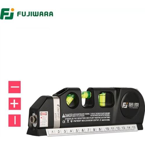 FUJIWARA Infrared Laser Level 2Line Projector Locator Multi-function Measuring Tools