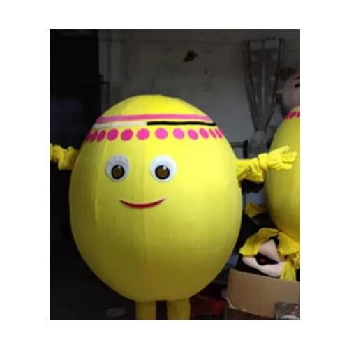 Egg mascot Costume Mascotter Cartoon Fancy Dress Costume Halloween Fancy Dress Christmas Stage Performance Props